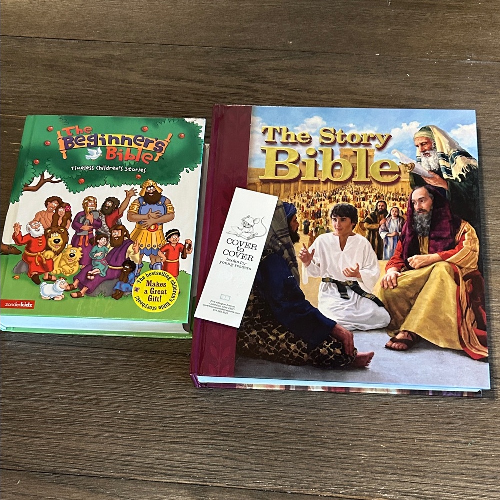 Children’s Books The Beginner's Bible and The Story Bible very good condition